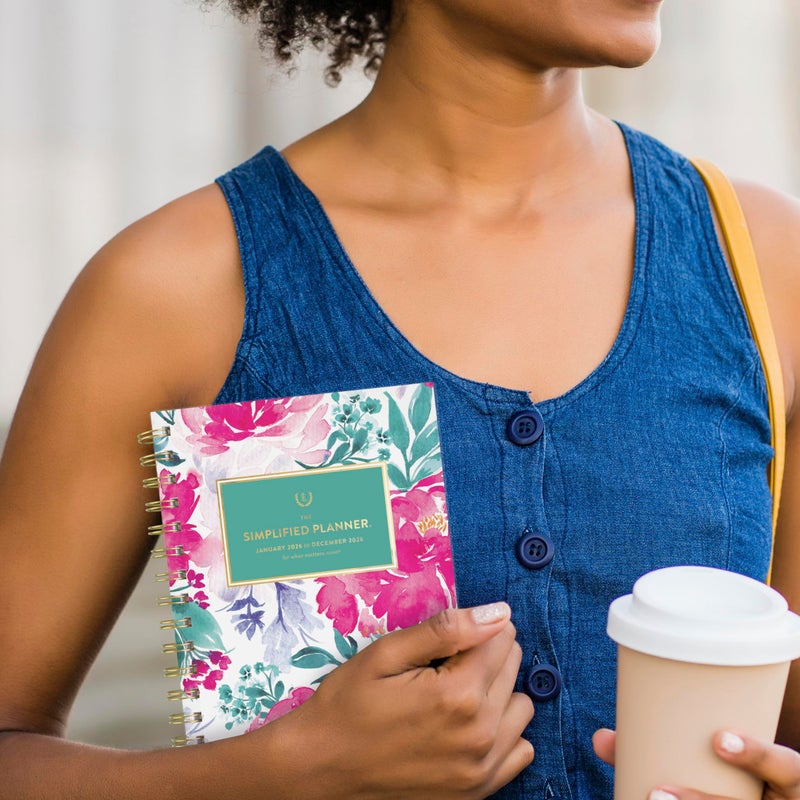 AT-A-GLANCE 2026 Planner, Simplified by Emily Ley, Weekly & Monthly, 5.5" x 8.5", Small, English Garden (EL46-200-26) - Image 5