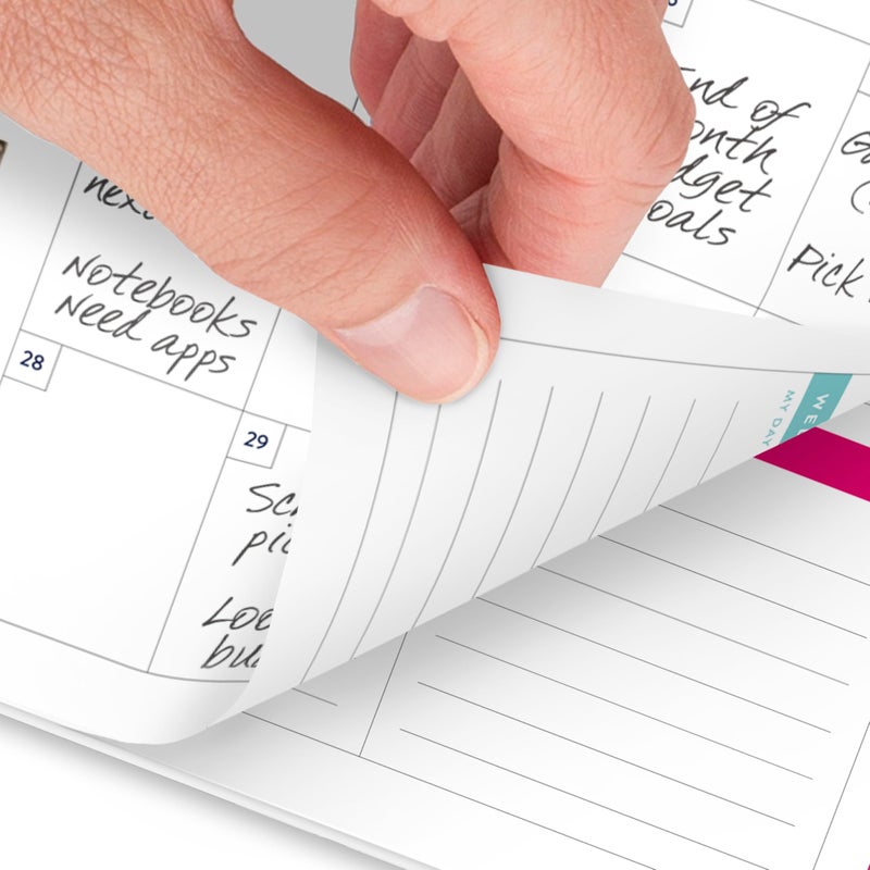 AT-A-GLANCE 2026 Planner, Simplified by Emily Ley, Weekly & Monthly, 5.5" x 8.5", Small, English Garden (EL46-200-26) - Image 4