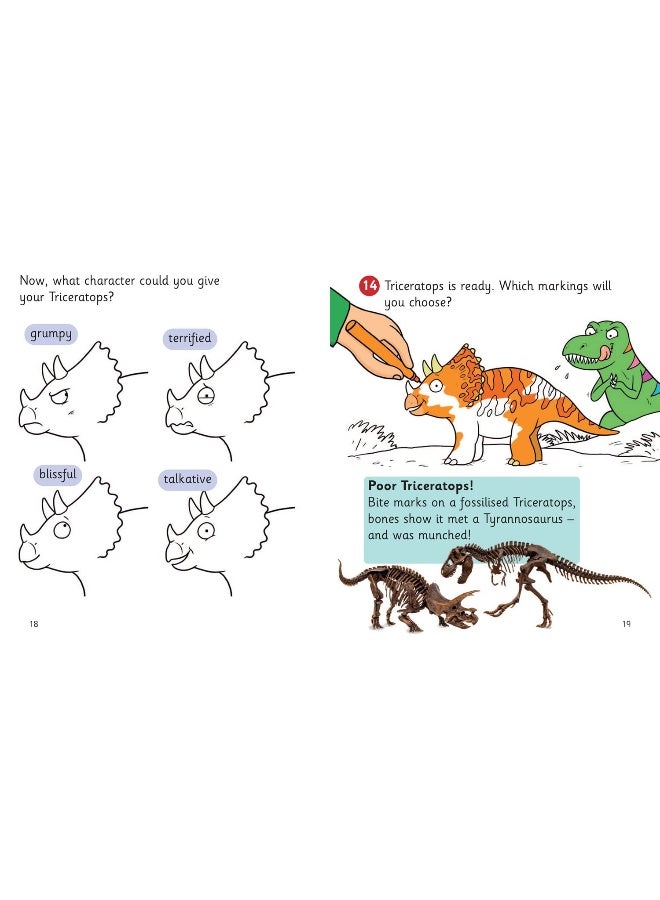 How to Draw a Dinosaur: Phase 5 Set 4 Stretch and challenge - Image 5