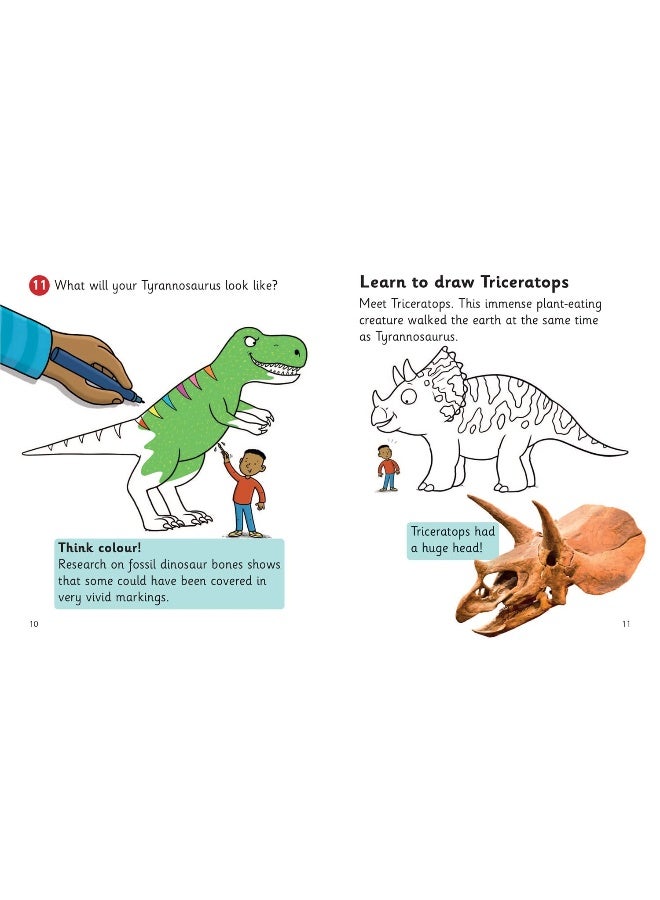 How to Draw a Dinosaur: Phase 5 Set 4 Stretch and challenge - Image 4