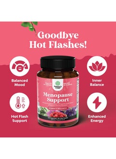 Natures Craft Complete Herbal Menopause Supplement for Women - Multibenefit Menopause Relief Hormone Balance for Women for Night Sweats Mood and More with Dong Quai Vitex Chaste Berry and Black Cohosh 60 Servings  - Image 5