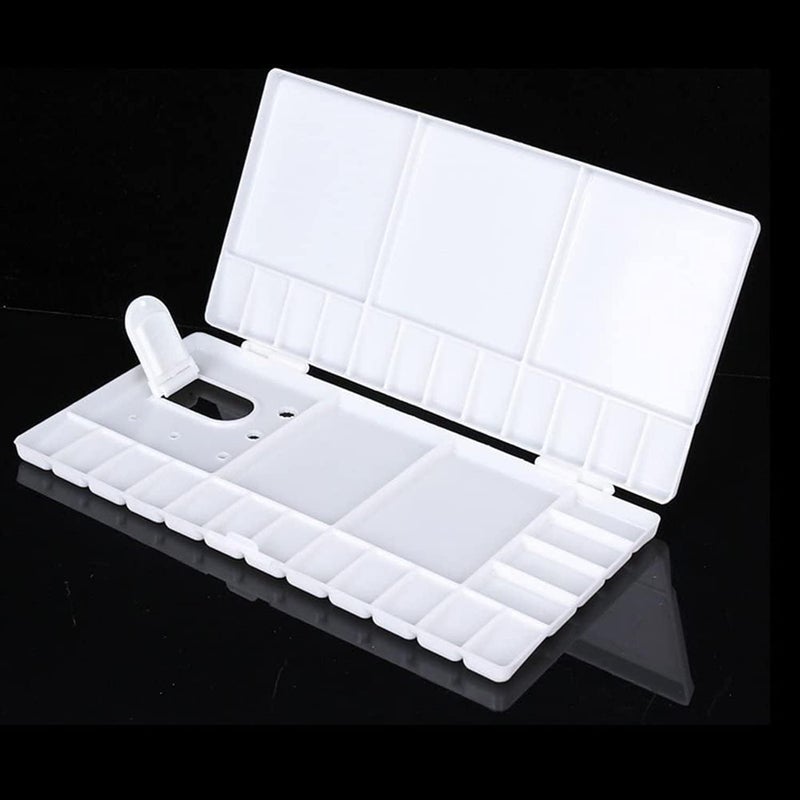 53 Arts Color Palette Rectangle Box (Small) - Paint Mixing Tray for Watercolor, Acrylic, and Gouache, Compact Art Palette for Artists and Students - Image 5