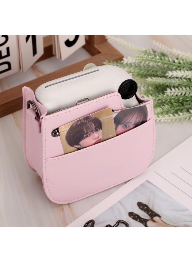 Camera Case For Instax Mini 11 PU Leather Cover Bag for Fujifilm Film Camera Bag with Shoulder Strap - Image 3