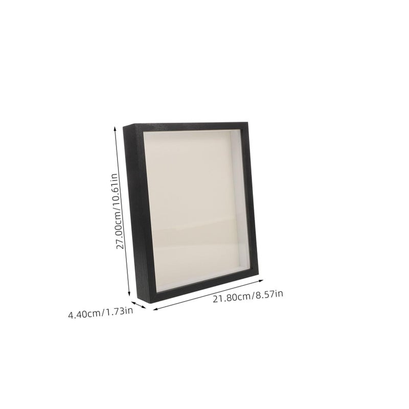 Wooden Shadow Box Frame Display Case For Dried Flowers Specimens Home Decor - Image 3