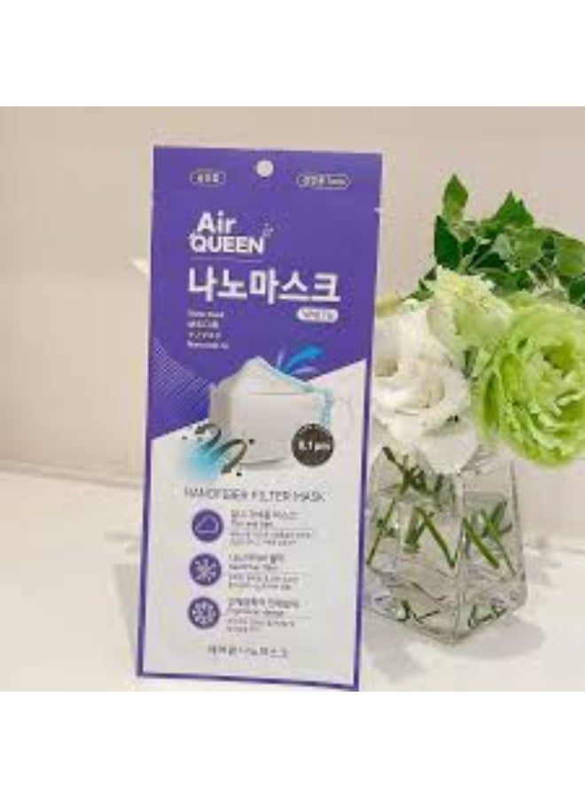 اير كوين كمامة أير كوين بتقنية النانو – أبيض (قطعة واحدة) - Image 1