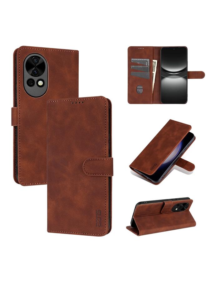 The Bros Case For Huawei nova 12 / nova 13 Skin Feel Calf Texture Flip Leather Phone Case