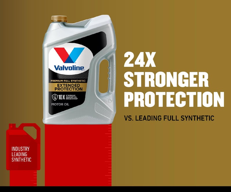 Valvoline Extended Protection Full Synthetic 0W-20 Motor Oil 5 Quart - Image 3