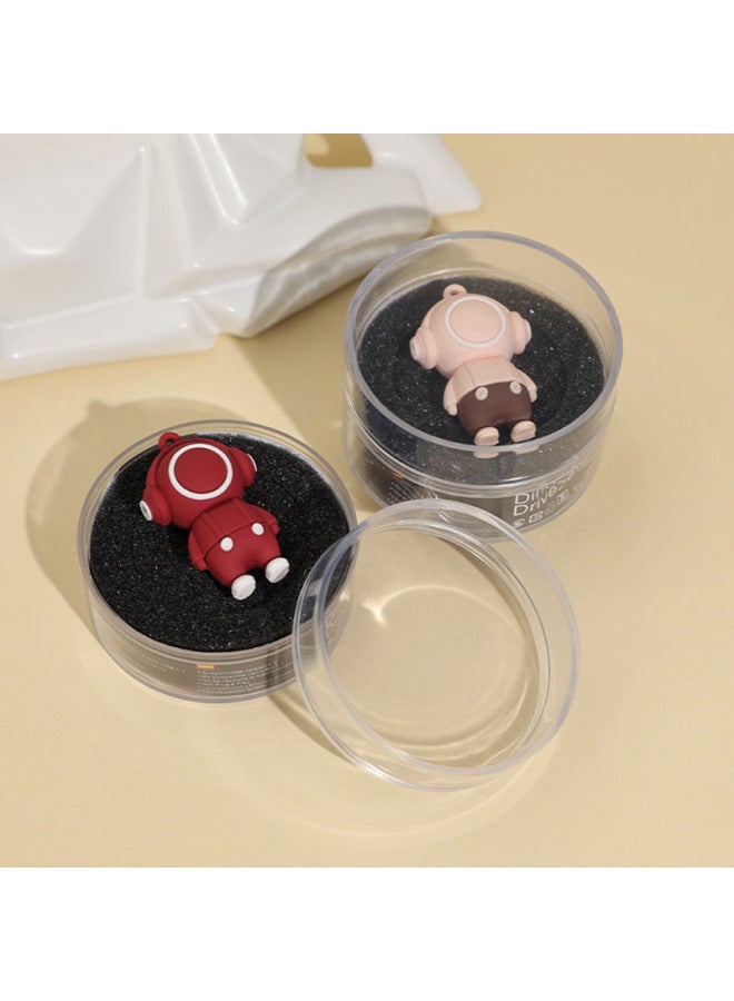 Creative Music Computer Phone Dual-use Usb Flash Drive Corporate Cultural Activities Promotional Gifts Usb Stick Souvenir-Color:Gray Black Type-c Adapter PE Bag-Capacity:32GB 2.0  - Image 5