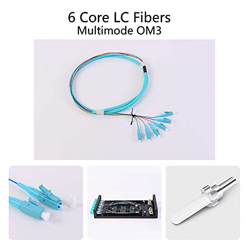 GESD LC-OM3 6 Pigtail 6 Strand Multimode OM3/OM4 50/125 LC-UPC Fiber Pigtail, 1.5 Meter - Image 5