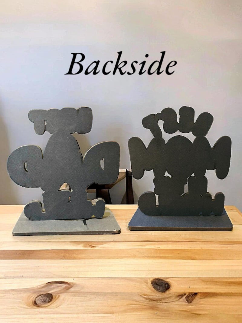 WARMINGO DE Best Mom & Dad In The World Wooden Trophy Combo | Best Gift For Mother Father Wedding Anniversary | Mothers Fathers Day Gift Multicolor (6 x 5.5 Inches Each) - Image 4
