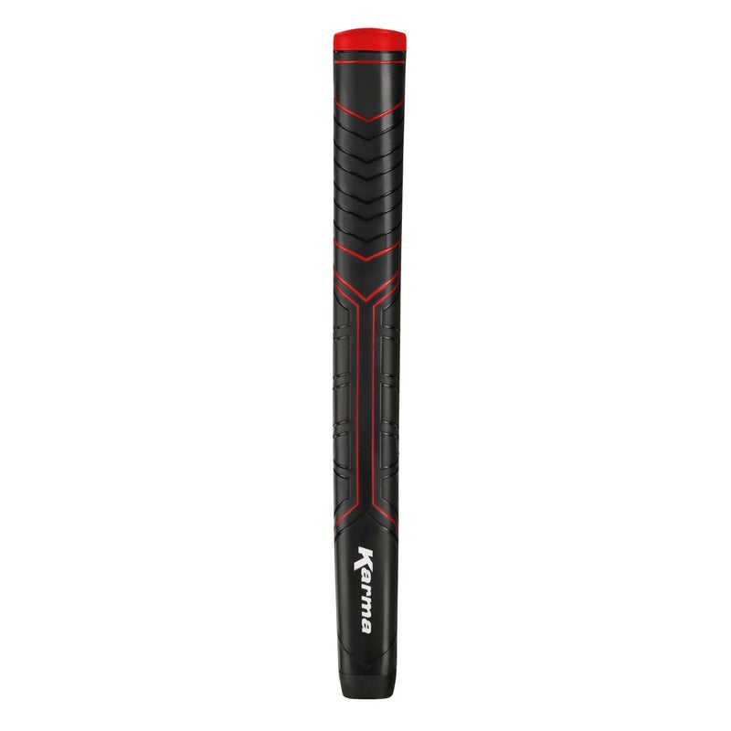 Karma Big Softy Black Oversize Pistol Putter Grip, Soft Reduced Taper Thick Rubber Counterbalance Golf Putter Grips for Men - Image 1