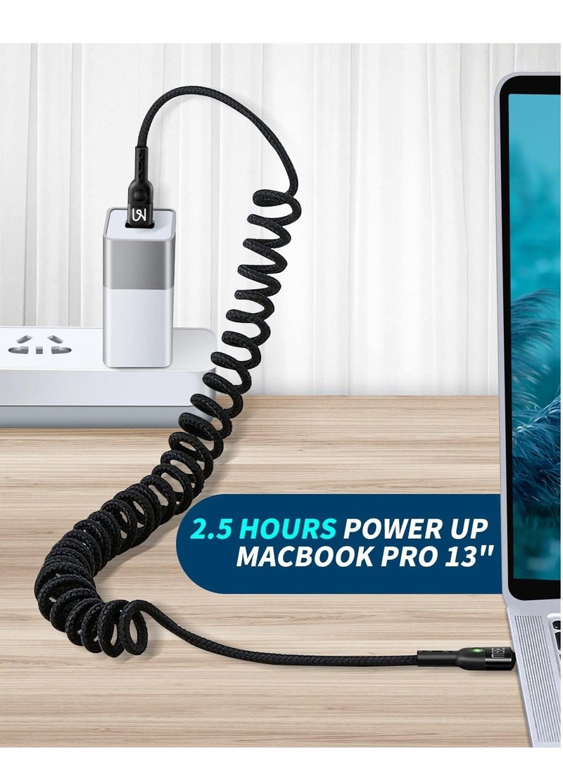 ELTRAZONE - USB-C to Lightning Cable (6ft, 36W) – Scalable Spring PD Type-C Charging Cable for iPhone and AirPods Pro - Image 1