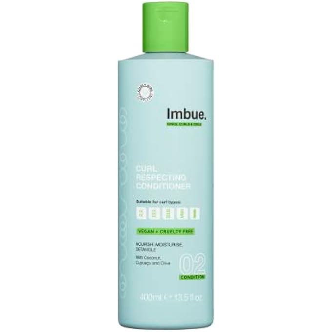 Imbue CURL RESPECTING HAIR CONDITIONER PROTEIN RICH - VEGAN, WAVY CURLY & COILY HAIRS CURLY GIRL MOVEMENT - 400 ML PARABEN FREE - Image 1