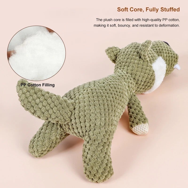 Y&D Pet Cute Stuffed Animal Toys – Durable, Indestructible Dog Chew Toys & Luxury Interactive Plush Squeaky Cat Toys for Dogs and Cats - Image 4