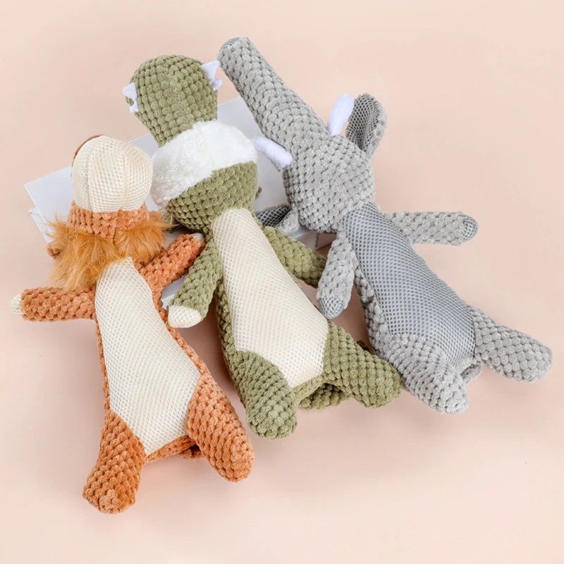 Y&D Pet Cute Stuffed Animal Toys – Durable, Indestructible Dog Chew Toys & Luxury Interactive Plush Squeaky Cat Toys for Dogs and Cats - Image 3