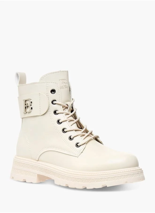 Flora Bella By Shoexpress Women Solid Ankle Boots with Zip Closure