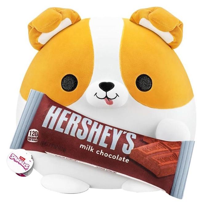 ZURU دمية قطة كورجي تحمل شوكولاتة هيرشي بالحليب (35 سم) - Image 1