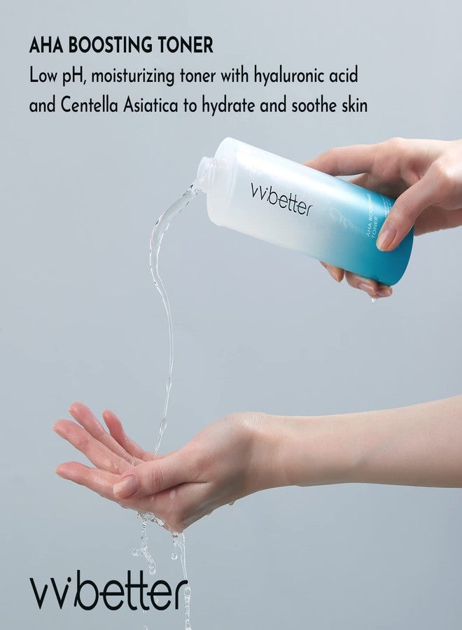 VVBETTER Facial AHA BHA Toner, Mild Exfoliation, Hydration and Soothing, Korean Toner, Smooth Skin, Alcohol-Free - 6.76 Fl.Ounce - Image 3