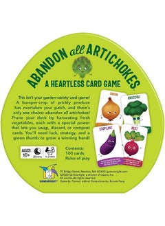 Gamewright Gamewright - Abandon All Artichokes - A Heartless Card Game,Green  - Image 1
