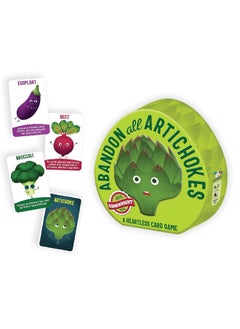 Gamewright Gamewright - Abandon All Artichokes - A Heartless Card Game,Green  - Image 4