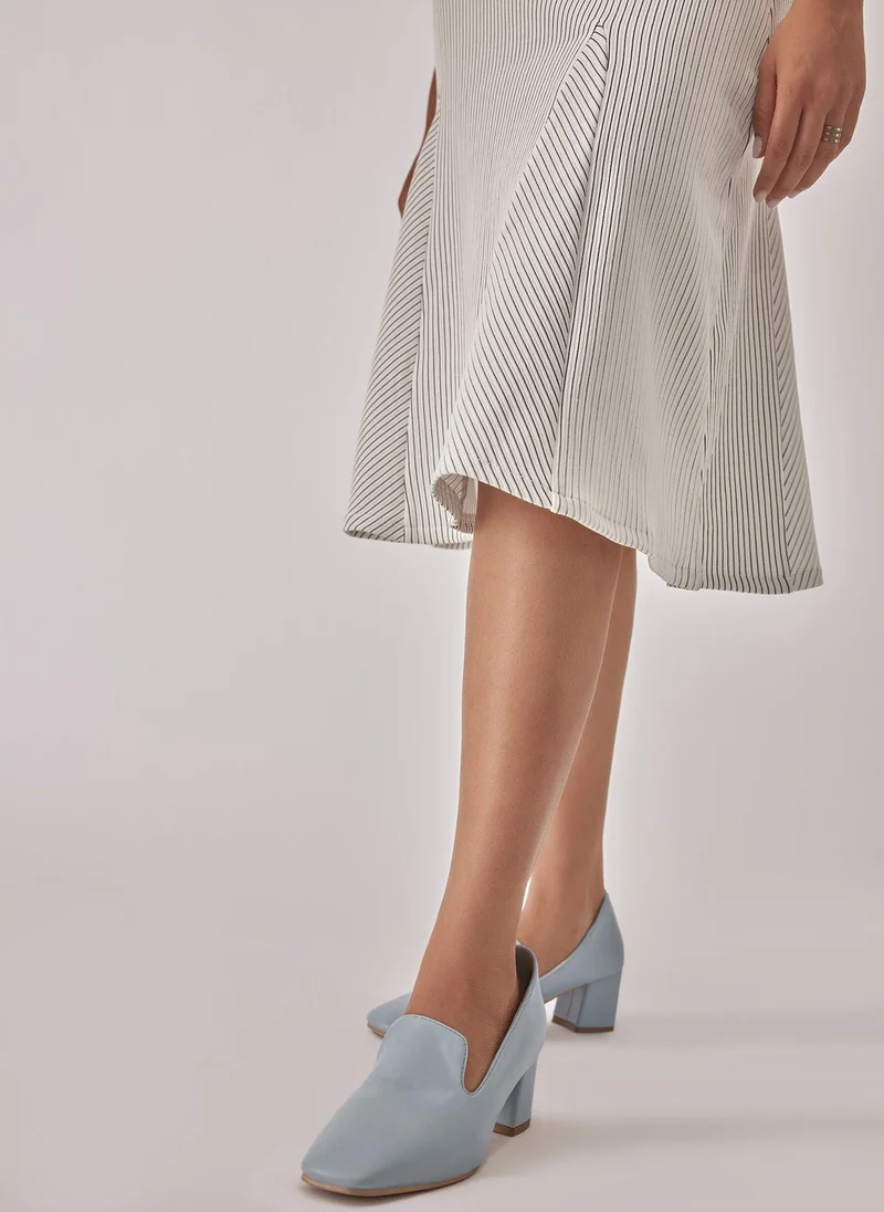 The Label Life The Label Life Women's White Godet Panel Skirt