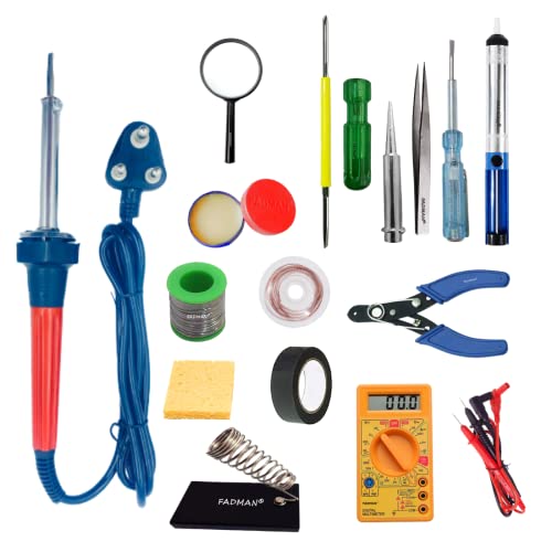 FADMAN SOLDERING IRON 60 W | BEST BUNDLE KIT | PACK OF 15 | SOLDERING IRON KIT - Image 1
