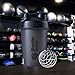 BlenderBottle زجاجة خلط بلندر بوتل الكلاسيكية مثالية لمخفوقات البروتين وما قبل التمرين سعة 20 أونصة باللون الأسود - Image 4