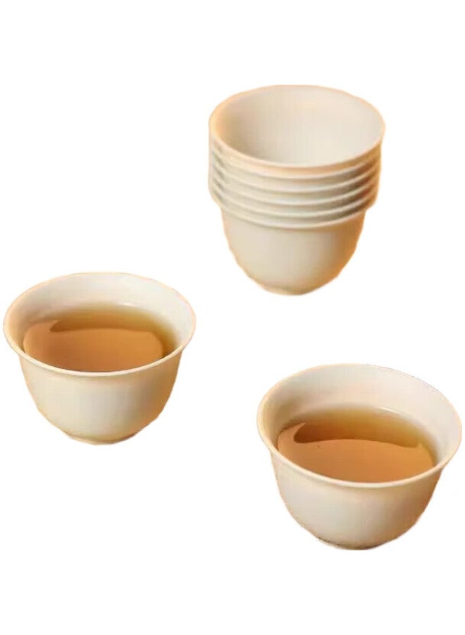 Pakchoice Disposable Kung Fu Tea Cups, 60Ml, Biodegradable Rice Husk Tea Cups, High-Quality Heat-Resistant Tea Cups For Brewing, 96 Cups + Cup Holder - Image 3