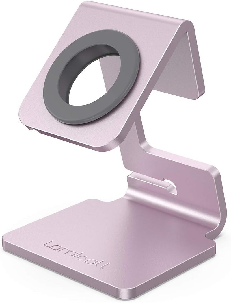 Lamicall إكسسوارات ساعة آبل - حامل شحن مكتبي، محطة شحن متوافقة مع ساعة آبل iWatch سلسلة SE Ultra/سلسلة 8/7/6/5/4/3/2/1 - Image 1