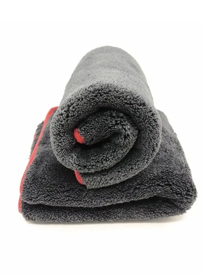 Happy Home Professional Premium Microfiber Car Drying Towel, Ultra-Absorbent with Twisted Loop Technology, Streak & Scratch Free Drying for Cars 40*40cm (Grey)  - Image 5