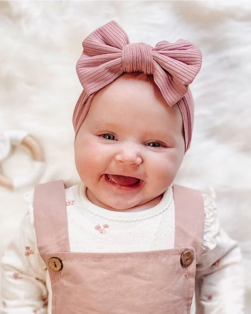 jollybows 15 PCS Baby Girls Headbands with Bows Handmade Hair Accessories Stretchy Hairbands for Newborn Infant Toddler - Image 2