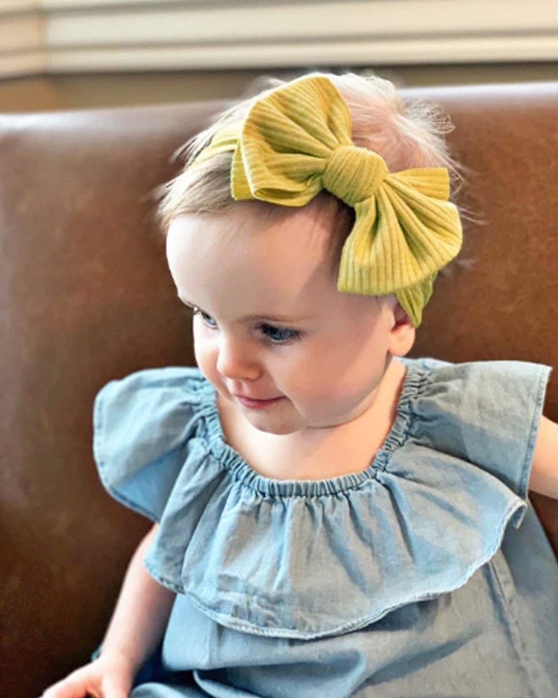 jollybows 15 PCS Baby Girls Headbands with Bows Handmade Hair Accessories Stretchy Hairbands for Newborn Infant Toddler - Image 3