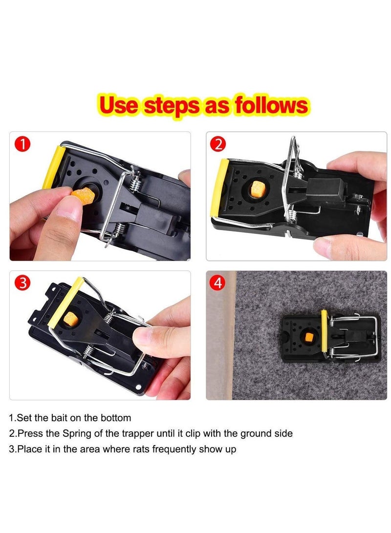 Y&D Mouse Traps, Trap Quick Effectively, Traps Indoor for Home, Safe Mice House Indoor, Family and Pet (12 Packs) - Image 4