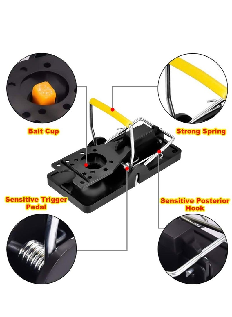 Y&D Mouse Traps, Trap Quick Effectively, Traps Indoor for Home, Safe Mice House Indoor, Family and Pet (12 Packs) - Image 2