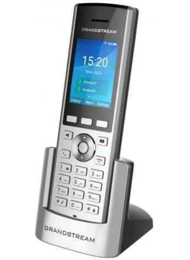 Grandstream Portable Wi-Fi Phone Silver- WP820W - Image 1