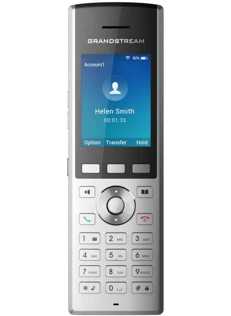 Grandstream Portable Wi-Fi Phone Silver- WP820W - Image 2