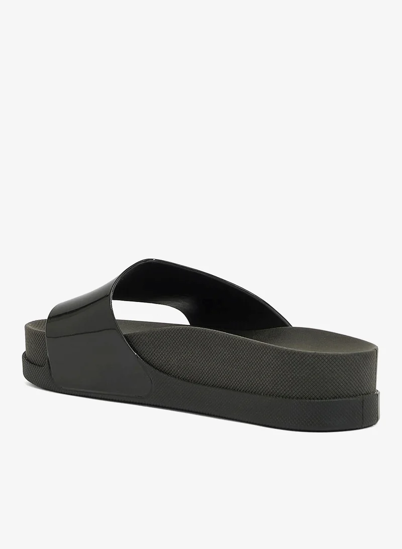 فويسيز صنادل نسائية مانعة للانزلاق - أسود