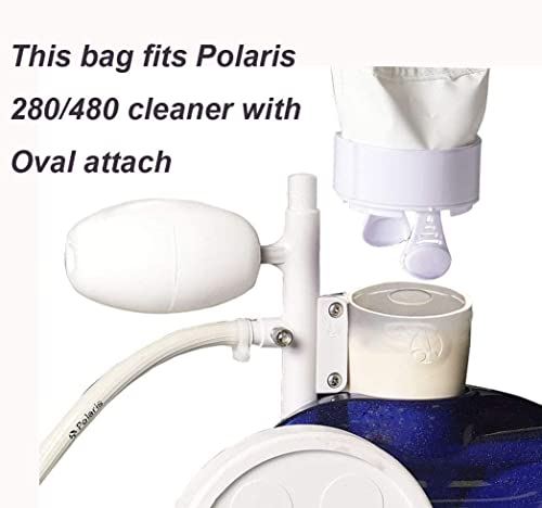 UCEDER Pool Spa Part Zippered Bag Replacement for Polaris 280，480 Pool Cleaner All Purpose Filter Bag K13 Pack of 3 - Image 2