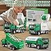 TAKGUD 4 Packs Diecast Mini Garbage Truck Toy Metal Trash Truck Vehicles Set for Kids Friction Powered Recycling Tankers Alloy Dump Model Toy for Toddlers Boys - Image 4