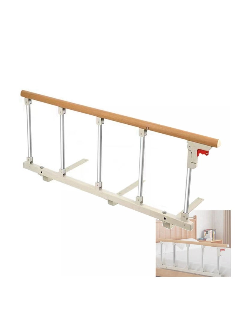 Cool Baby COOLBABY Bed Rails For The Elderly Safety Foldable Bedside Armrests Auxiliary Handles Foldable Bed Crutches Guardrails For The Elderly Adjustable Railings Anti-fall Sleep Bumpers - Image 1
