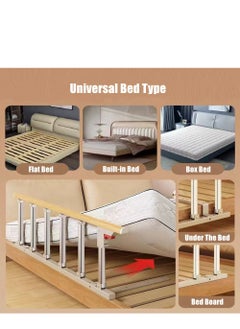 Cool Baby COOLBABY Bed Rails For The Elderly Safety Foldable Bedside Armrests Auxiliary Handles Foldable Bed Crutches Guardrails For The Elderly Adjustable Railings Anti-fall Sleep Bumpers  - Image 5