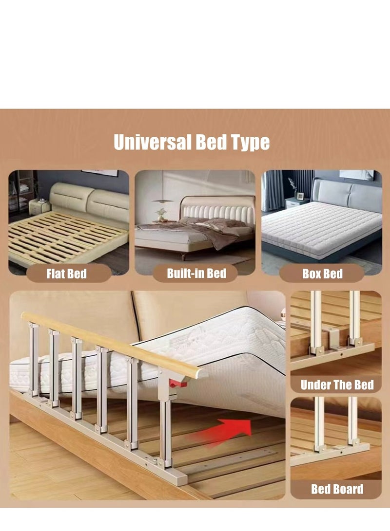 Cool Baby COOLBABY Bed Rails For The Elderly Safety Foldable Bedside Armrests Auxiliary Handles Foldable Bed Crutches Guardrails For The Elderly Adjustable Railings Anti-fall Sleep Bumpers - Image 5