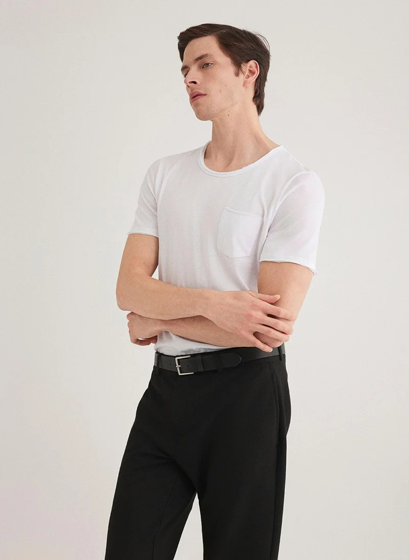 MAVI White Basic T-shirt