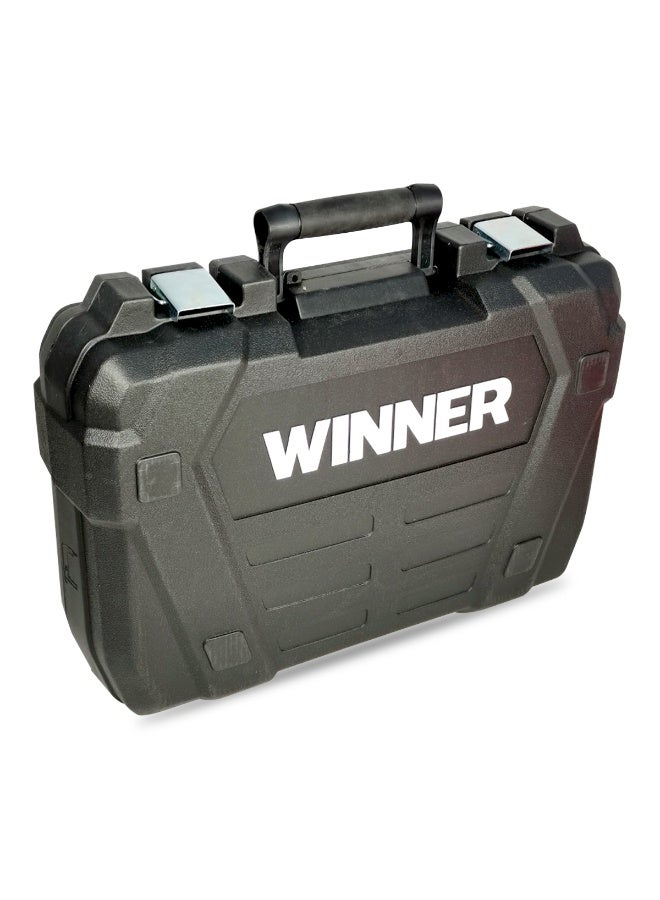 وينر مثقاب مطرقة دوارة بقوة 850 واط مع نظام SDS-Plus، ظرف 28 مم، سرعة متغيرة، وضع متعدد الوظائف للحفر/النقش، قبضة ناعمة، تصميم مضغوط، يتضمن أزاميل، رؤوس حفر، محول ظرف بمفتاح وحقيبة حمل - مناسب للخرسانة والبناء والخشب والصلب - Image 2