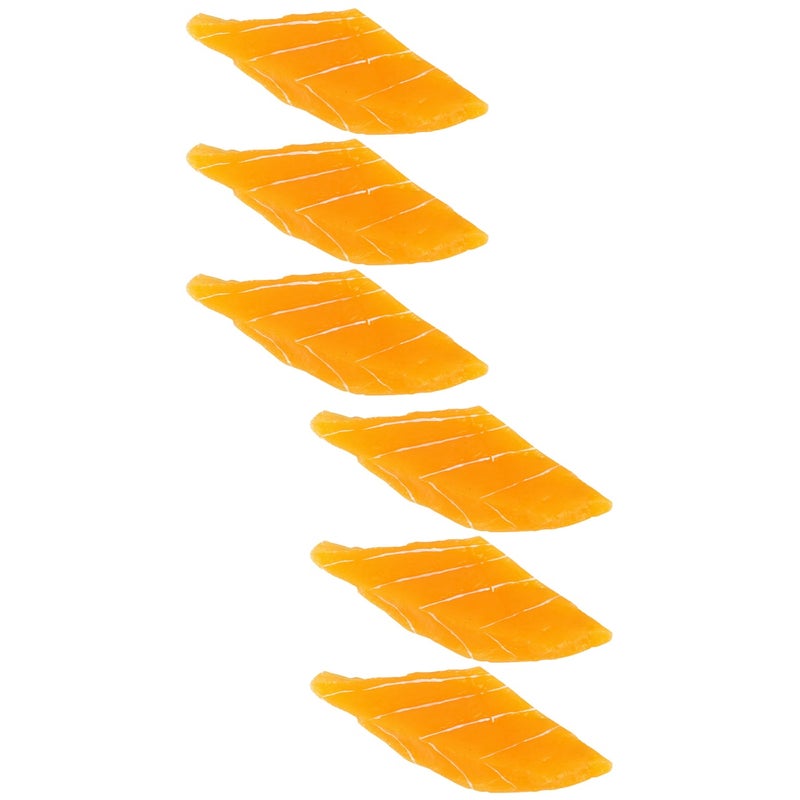 6 pcs Simulation Model Realistic Fake Food Decoration Artificial Slice for Display And Decor - Image 1