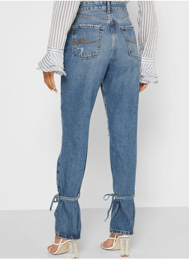 RIVER ISLAND High Waist Skinny Jeans