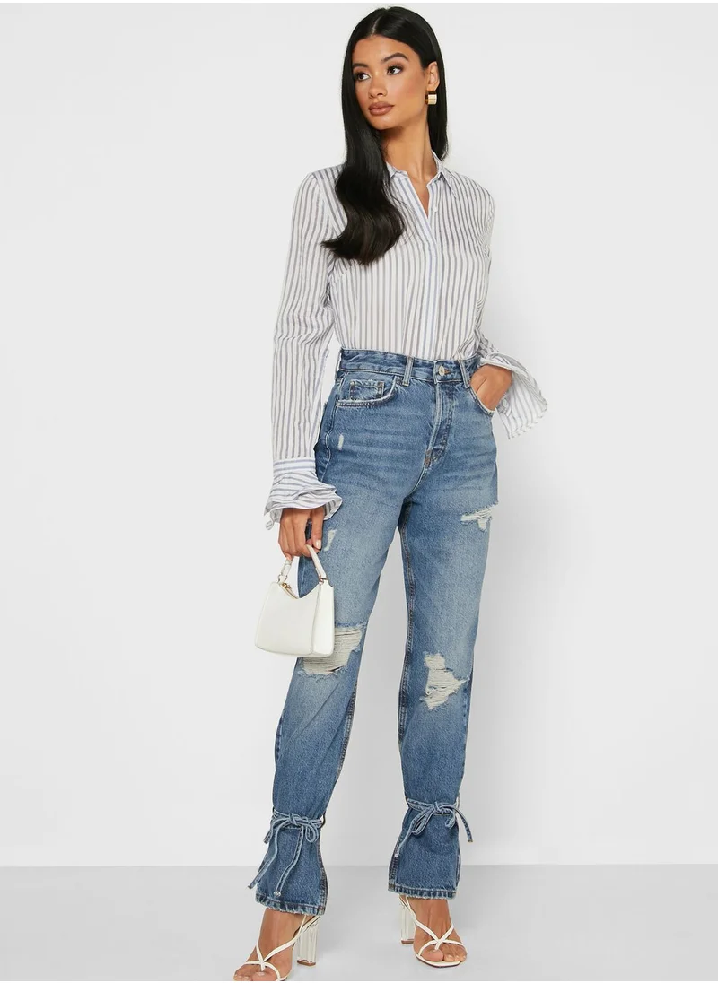 RIVER ISLAND High Waist Skinny Jeans