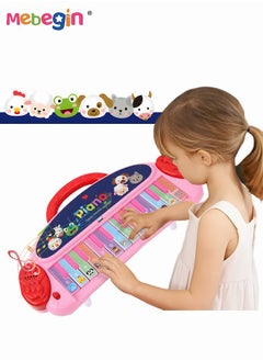 MEBEGIN Kids Piano Keyboard with 13 Keys, Creative Musical Keyboard, Early Education Piano Toy with Animal Sounds, Development Toys, Ideal Gift for Kids Aged 3+, 3 AA Batteries Required(Not Included)  - Image 4