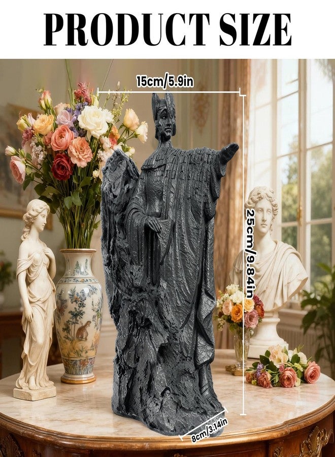 KDSPAROS Large Decorative Bookends 9.5", Epic Fantasy-Themed Resin Book Ends for Shelves, Heavy-Duty Book Stopper Dividers - Middle-Earth Inspired Decor for Office/Library/Home (Large (9.5 inch)) - Image 3