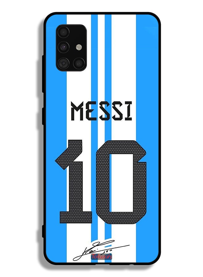 Tolwak Samsung Galaxy A51 5G Protective Case Cover Messi 10 - Image 1